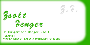 zsolt henger business card